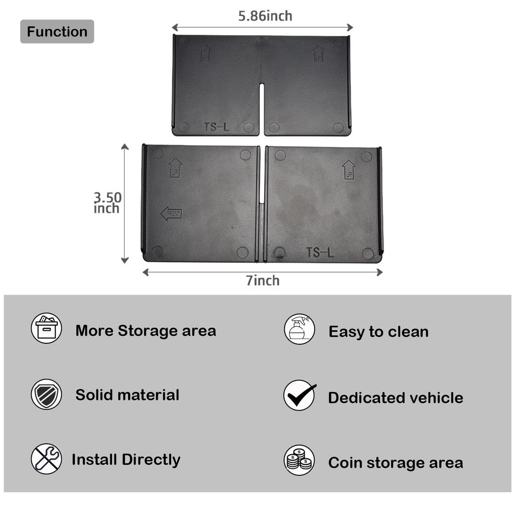 Center Console Car Dividers Organizer For 2025 2025 2025 Hyundai Tucson Limited and Tucson Hybrid Armrest Interior Dividers Tray