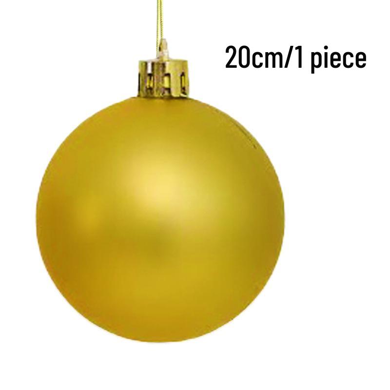 Colorful Matte Christmas Tree Hanging Ball - Decorative Round Ornaments for Holiday Celebration