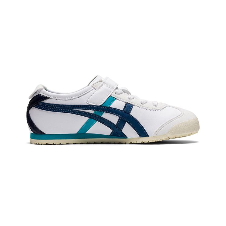 ONITSUKA TIGER Mexico 66 Non-Slip Durable Low-Top Sports Casual Shoes Kids Sneakers White Blue 1184A049-104