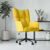 Vidaxl Armchair, Mustard Yellow, Upholstered In Velvet