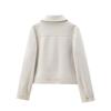 Women's Zipper Jacket Coat New Winter Long Sleeve Pocket Outerwear Coat Short Street Elegant Women's Jacket