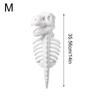 Pet Dinosaur Costume Plush 3D Skeleton Outfit Dress Up Prop Halloween Pet Costume For Puppy Kitten Daily Birthday Party Festival