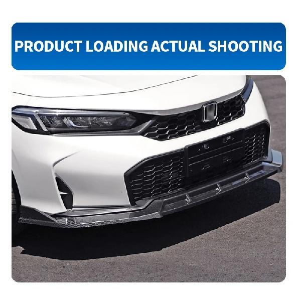 Car Front Bumper Lip Urban Grey Splitter Car Fit Body Kit Parts Modification Accessories Wear-resistant For Civic 11.5 Gen 2025