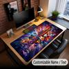 Music Guitar Theme Custom Mouse Pad Personalized With Name Text Customized Desk Mat For Office Home Decor