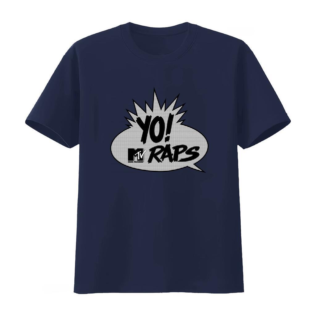 Mtv Yo Raps Tv Print T Shirt Hip Hop Style for Unisexs Clothing Womens Clothing Stylish Casual Fashion 2026 Summer New T Shirt
