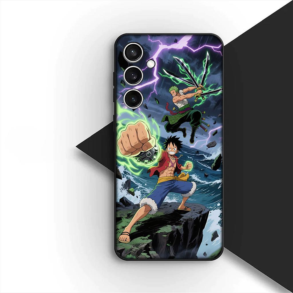 Cartoon ONE Luffy Roronoa Zoro PIECE Phone Cover for Apple iPhone 12 13 Pro Max Mini ProMax X XR 17E 13Mini Protective Case