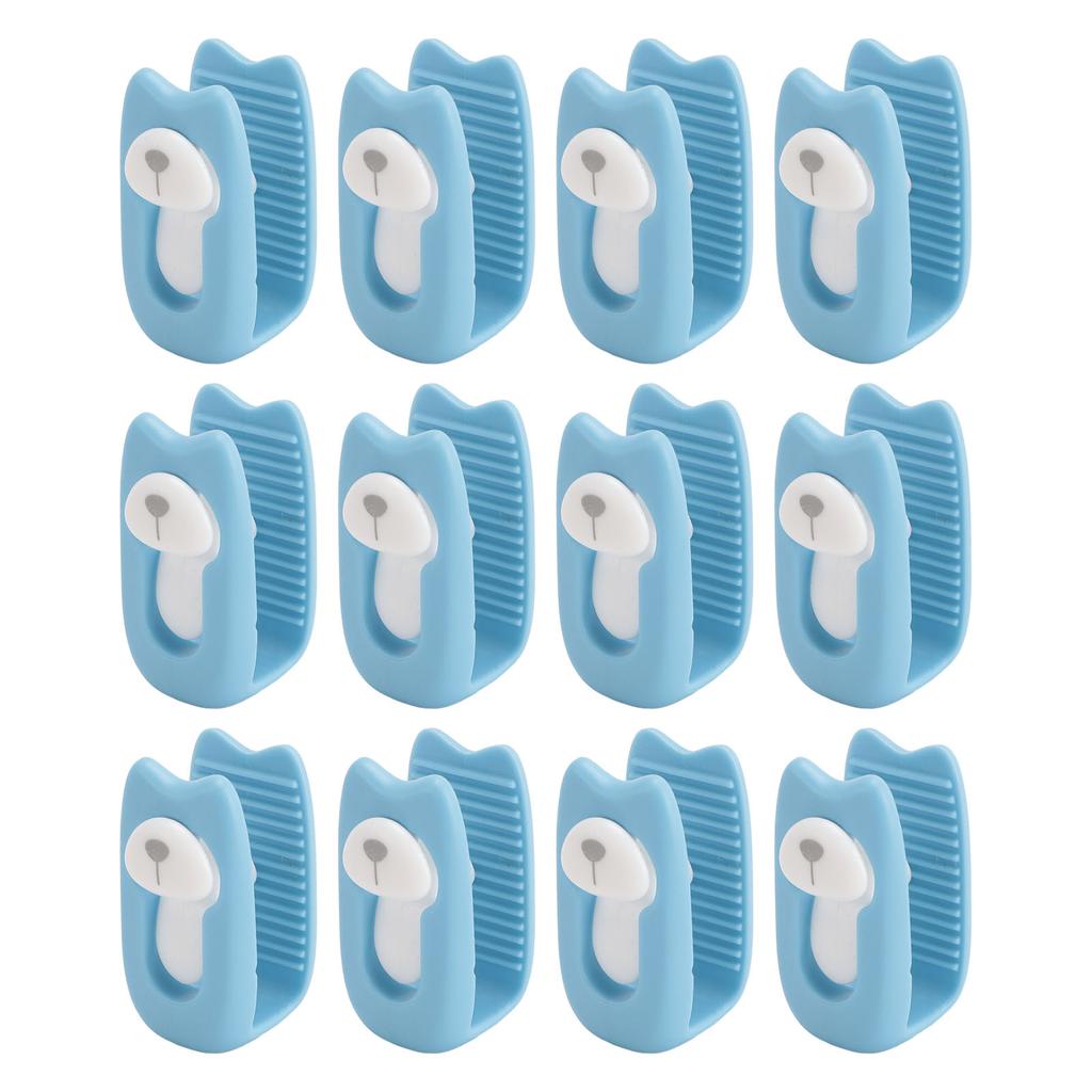 12PCS Duvet Clips Prevent Shifting Comforter Fasteners Plastic Clamp for Down Quilt Blanket Bed Shee