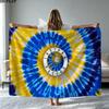 Indiana Pacers Logo Print Flannel Blanket High Quality Warm Comfortable Cover for All Seasons Perfect for Gifts Home Decor