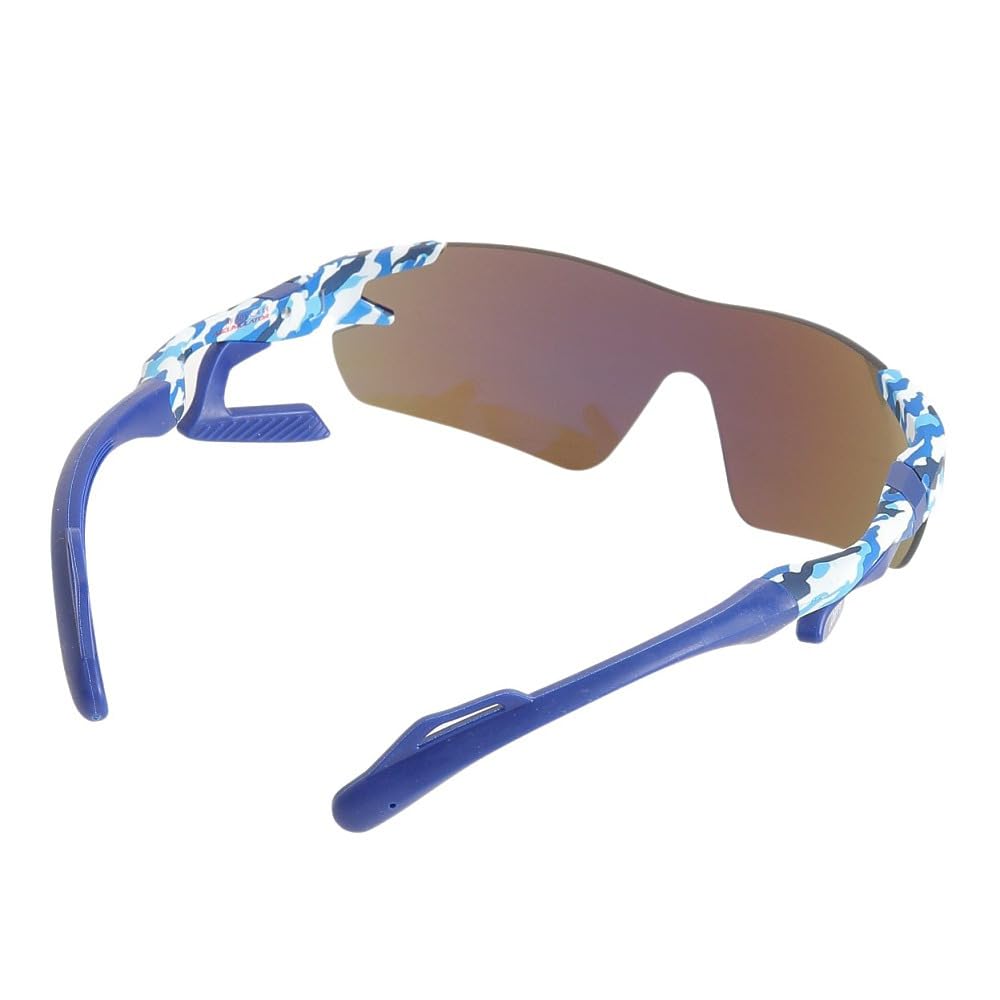 AirFly Sunglasses Blue Camouflage Mirror Free Size AF-301 C-4