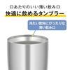 Thermos Vacuum Insulated Tumbler 420ml Matte Black Dishwasher Safe Bottle Structure Heat Retention Cold JDY-421C MTBK