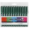 Marqueurs - COLORTIME - réf 37335 - Couleurs vives - Sèchent rapidement - Capuchons ventilés