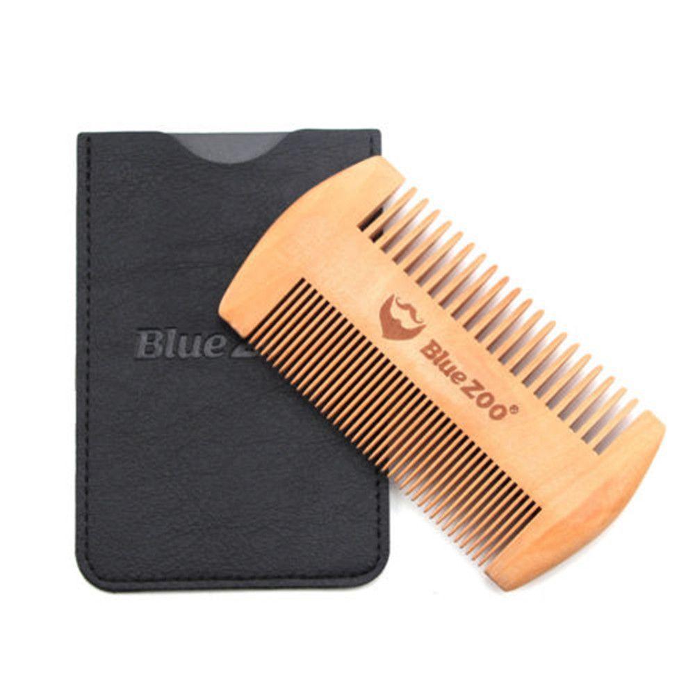Makeup Card Package Pocket Size Hair Mustaches Brush Double Side Fine Coarse Teeth Beard Comb