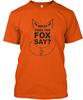 What Does The Fox Say TShirt Size S To 5xl