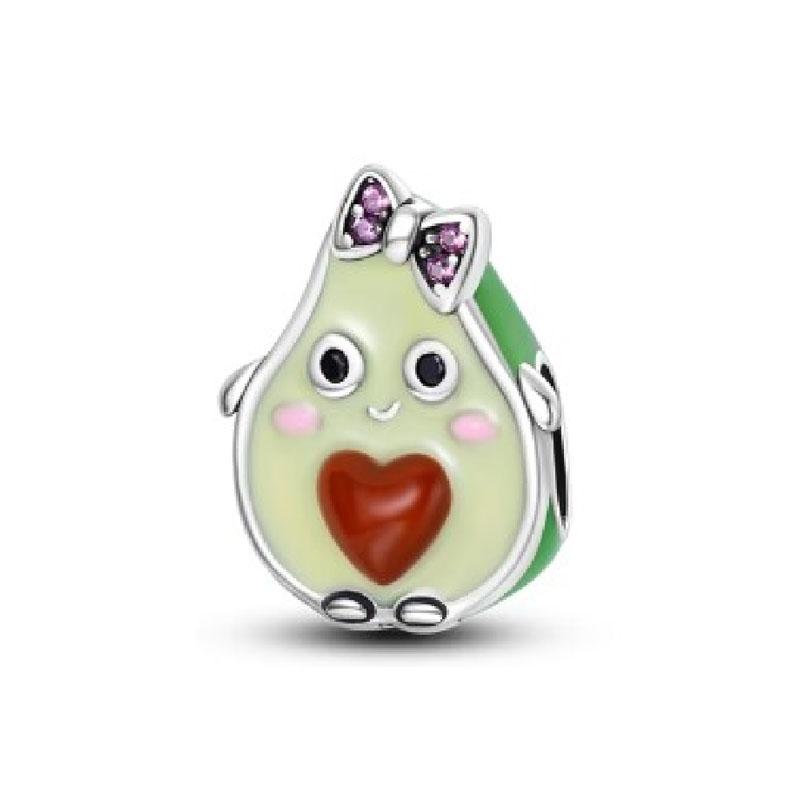 Nowy Różowy Amulet Perfumy Pasuje do Oryginalnej Bransoletki Cyrkonia Krzyż Biblijny Koralik DIY Kobiety Biżuteria Prezent Miedź Akcesoria do Tworzenia