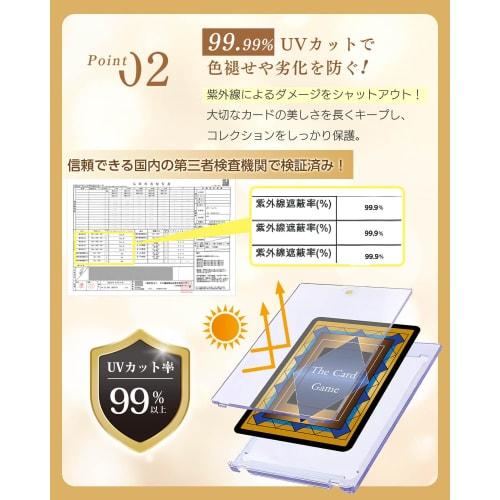 SOMOTO Magnetic Card Loader [5-Pack] Strong Card Shield, Prevents Card Deterioration, Includes Inner Sleeve, UV Protection, 35PT Loader, Card Display