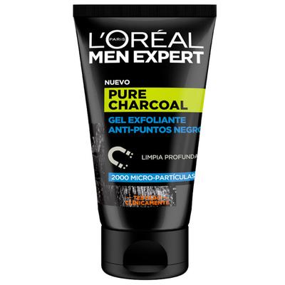 Men Expert Pure Charcoal Exfoliating Gel 100ml - 