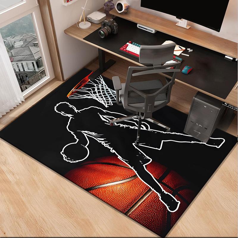Baseball Feuerkraft Büro Teppich Stuhlmatte, Spielteppich, Geeignet für Eingang, Schlafzimmer, Wohnzimmer, Schreibtisch, Weihnachtsgeschenk