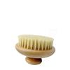 Sisal Bristles Round Bath Shower Body Exfoliating Brush Natural Beech Wood Handle Dead Skin Remover Back Scrubber Massage Tool