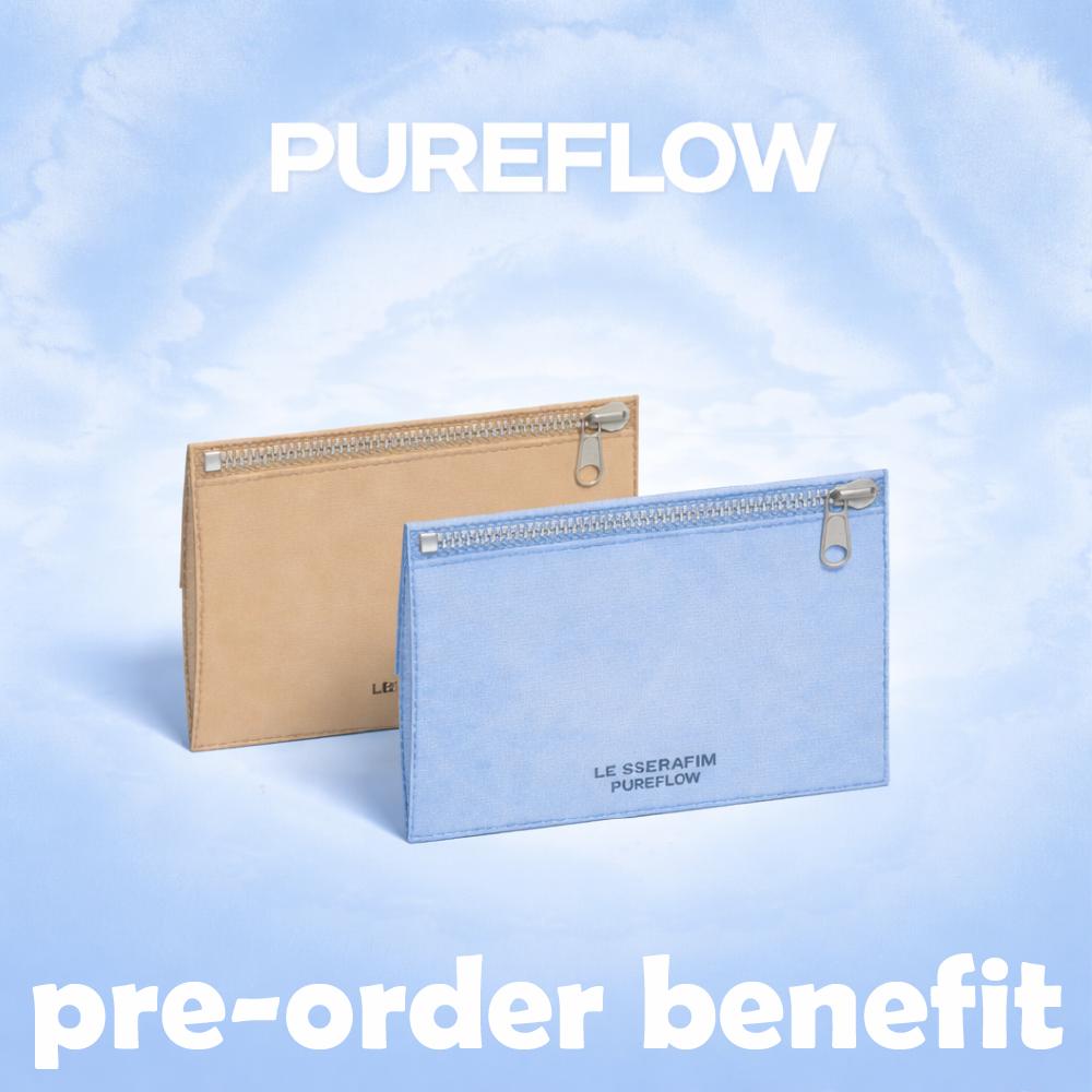 Предзаказ студийного альбома LE SSERAFIM PUREFLOW pt.1 Weverse Albums ver. НАБОР И POB SET & Weverse POB
