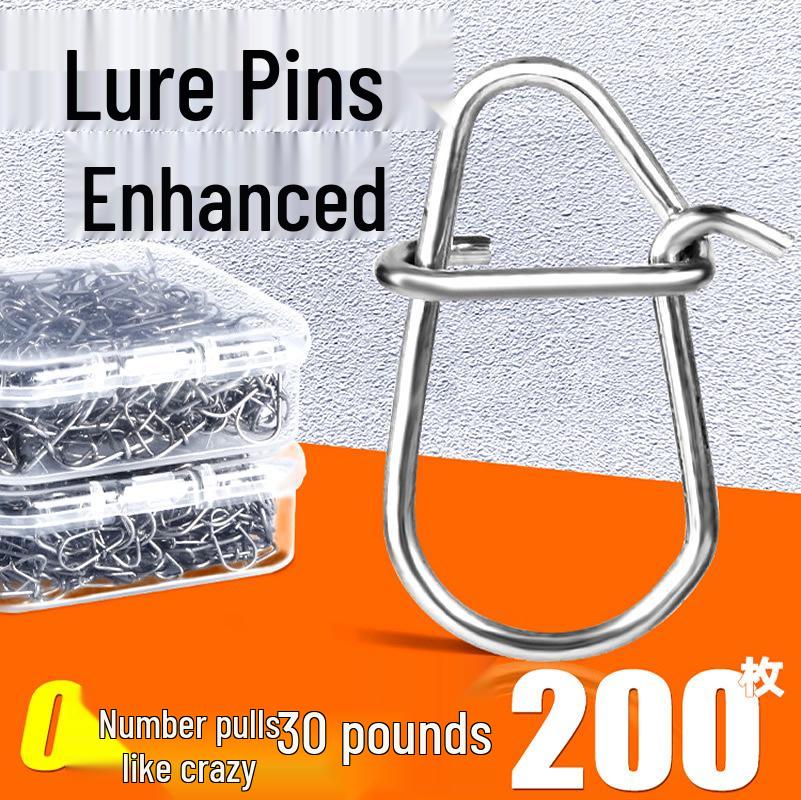 

200 шт. Усиленные вертлюги в форме тыквы: Кольца-восьмерки и быстросъемные соединители, суперпрочные. box of 100