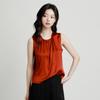 92% Mulberry Silk Stretch Satin Fashion Bottom Top Small Shirt High Grade Workplace Mulberry Silk Shirt Women