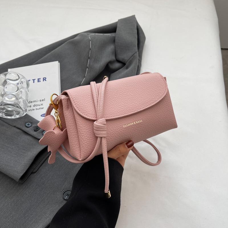 Geantă mică populară pentru femei, nouă, la modă, geantă mică tip poștaș din piele moale, de nișă cu textură înaltă, geantă de umăr/sub braț