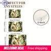 Cute Eevee with Leaves and Flowers in Sunlit Forest Print Non-slip Doormat, Soft Absorbent Floor Rug for Home Decor