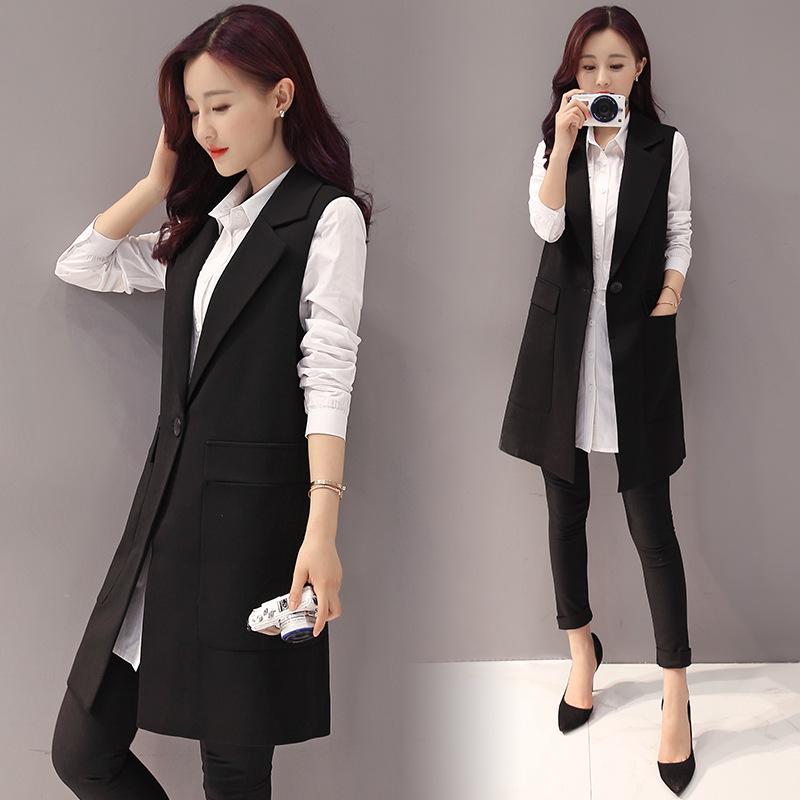 Damen ärmellose Weste im schlanken koreanischen Stil - Kollektion Frühjahr 2025