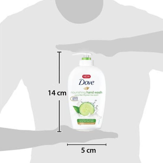 Dove Go Fresh Beauty Savon Liquide Nourrissant pour les Mains Fresh Touch Concombre & Thé Vert 8,45 oz, 250 ml
