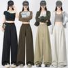 Versatile Slimming Wide-Leg Banana Pants for Women - Spring/Summer 2026, Lightweight, Loose, Quick-Drying Workwear.
