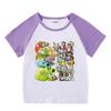 Kids' Summer Color Block Sports Set: Baby Shorts & Short Sleeve T-shirt