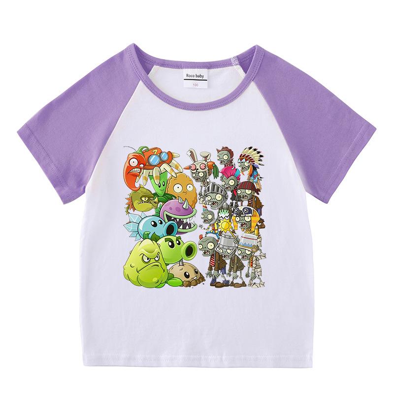 Kids' Summer Color Block Sports Set: Baby Shorts & Short Sleeve T-shirt
