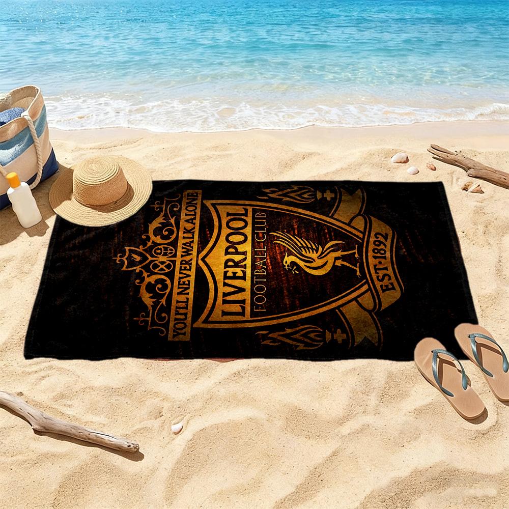 Liverpool Football Club Beach Towel High Absorbency Quickdry Comfortable Lightweight