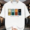 2026 New For Cotton Unisexs Casual Loose Fashion Letter Pattern Print Breathable Sports Short Sleeved Round Neck Tshirt Top