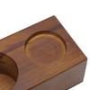 Wooden Coffee Protafilter Stand Holder Coffee Tamper Holder Stand Tamping Station