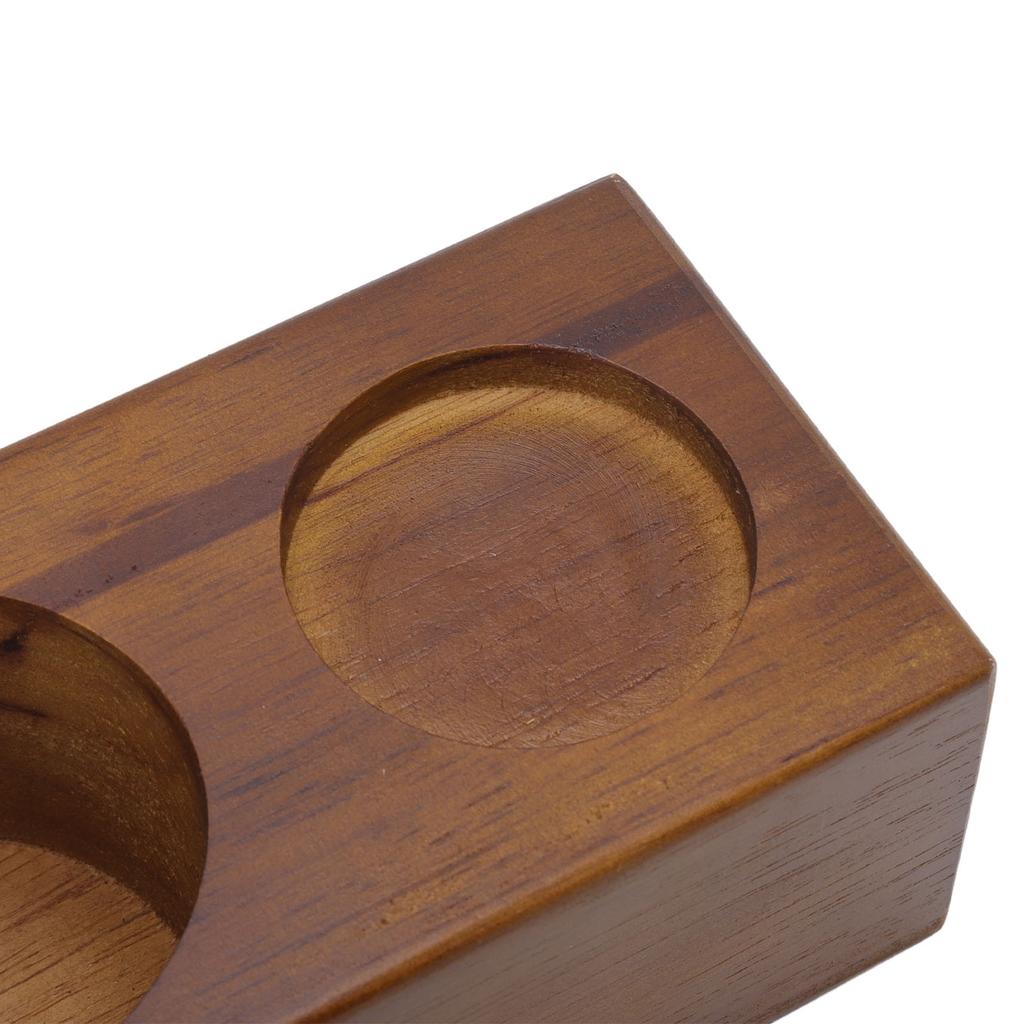 Wooden Coffee Protafilter Stand Holder Coffee Tamper Holder Stand Tamping Station