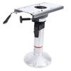 Boat Seat Pedestal with Slide Aluminium Alloy 17 24in Adjustable Height Boat Chair Base for Yacht Ship Floating Dock