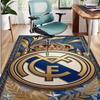 Real Madrid Football Pattern Rug, Indoor/Outdoor Mat, for Picnic, Gameroom, Bedroom, Office, Living Room, Home Decor Carpet, Birthday Gift