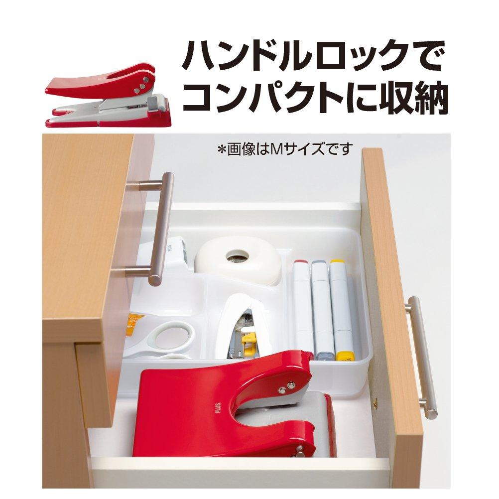 Plus Force 1/2 2-Hole Punch, 16-Sheet Capacity, PU-816A, White, 30-696