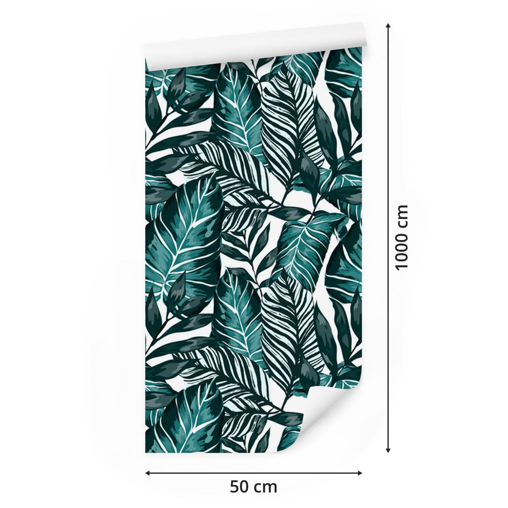 Beautiful Leaves Wallpaper for Living Room and Bedroom 50x1000