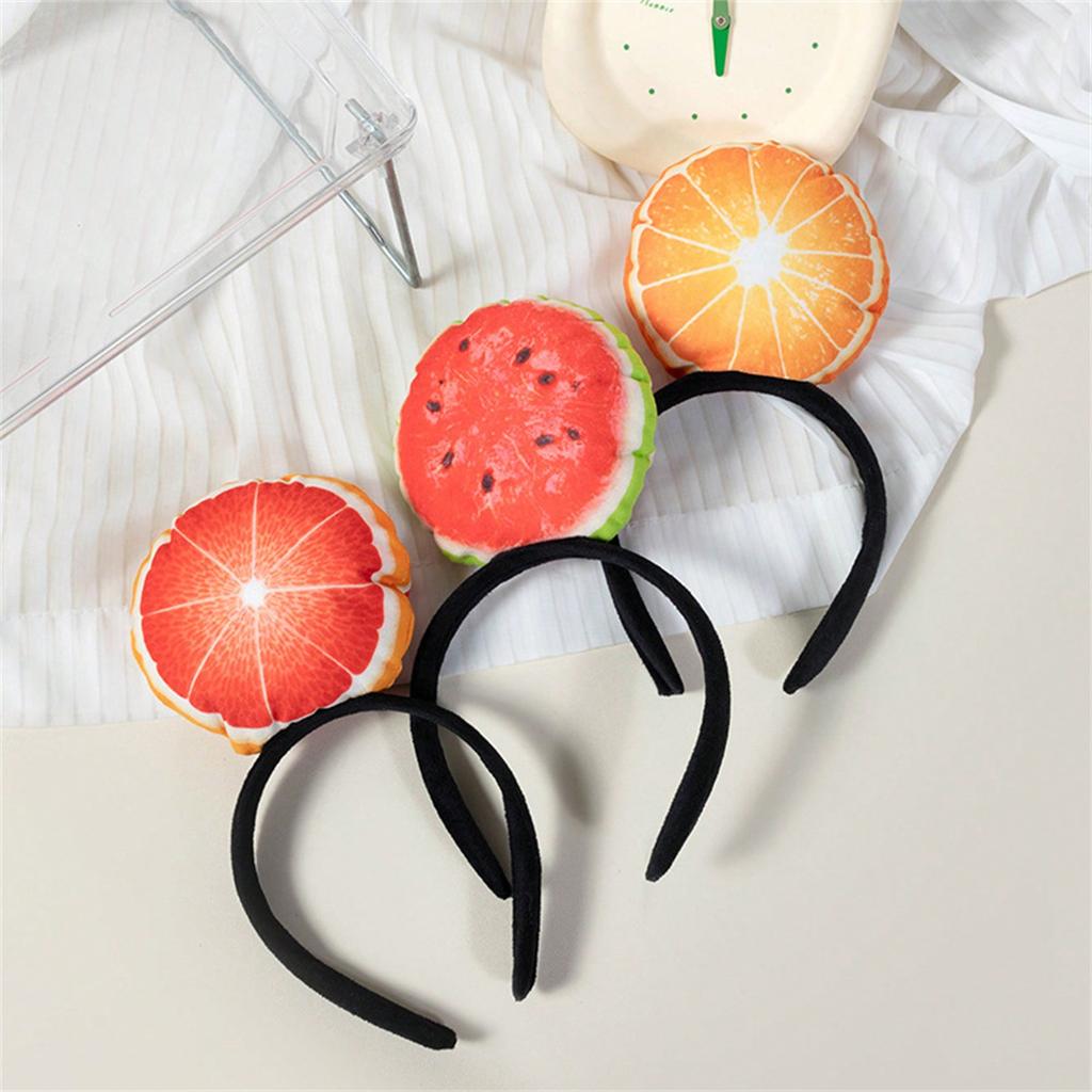 1pc Funny Simulation Fruit Headband, Fruit Shop Party Headwear, Festival Celebration Hair Accessory