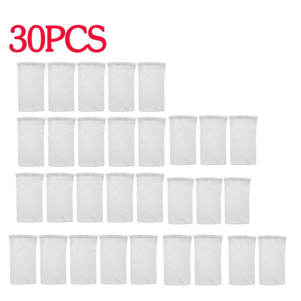 5/30 Pack Pool Skimmer Socks Cleans Debris and Leaves Baskets Filters Fish Tank Mesh Bag Round Swimming Pool Mesh Filter Access