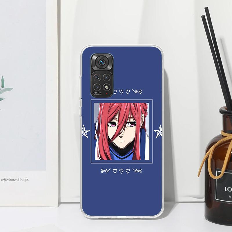 Blue Lock Chigiri Hyoma Phone Case For Xiaomi Redmi Note 15 13 14S 14 Pro Plus 12S 11S 10S 12 11E 10 11T Art Fundas Back Cover R