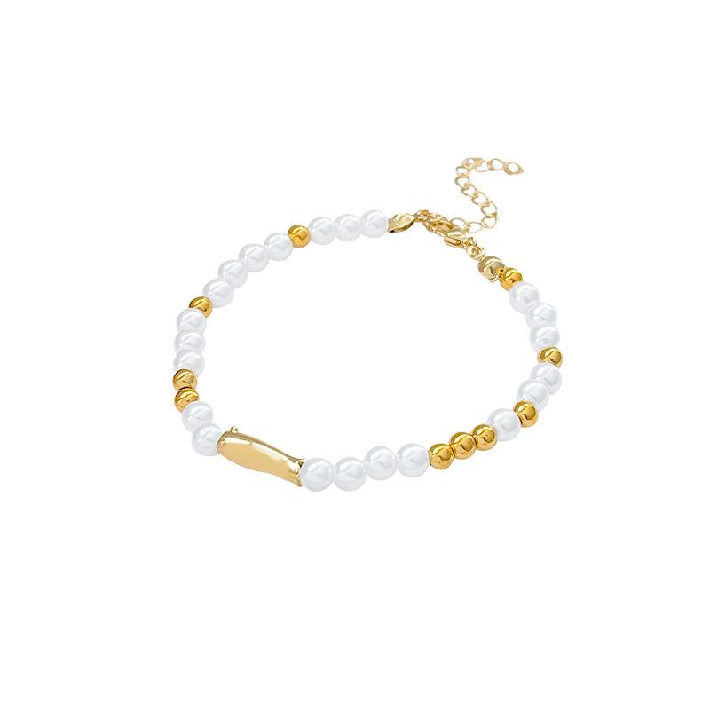 Fashion Temperament Pearl Bracelet Women's Light Luxury Niche Bracelet Exquisite Jewelry