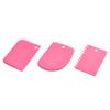 3 Pcs/Set Baking Pastry Tools Plastic Dough Knifespatulas Cutters Cake Tool