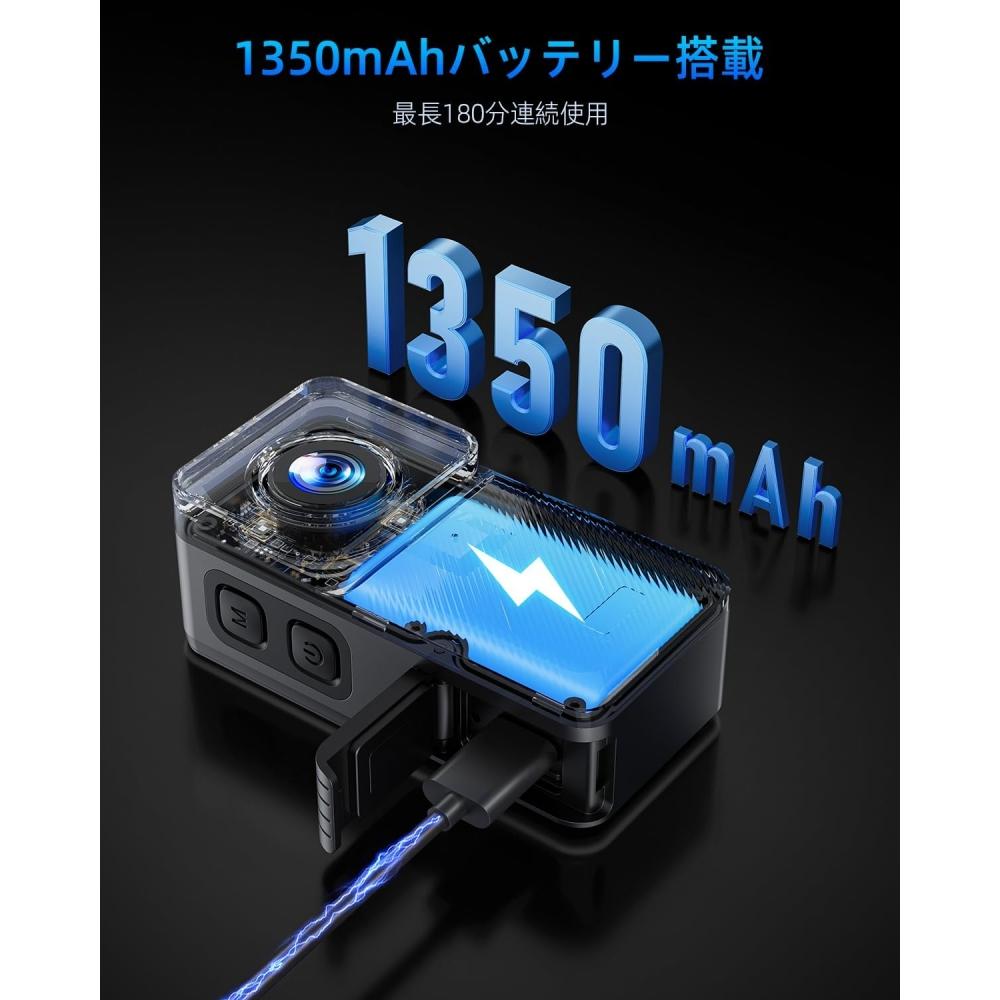 Xtu Action Camera 5k 32mp Ultra Compact Vlog Camera Super Strong Night Vision 5m