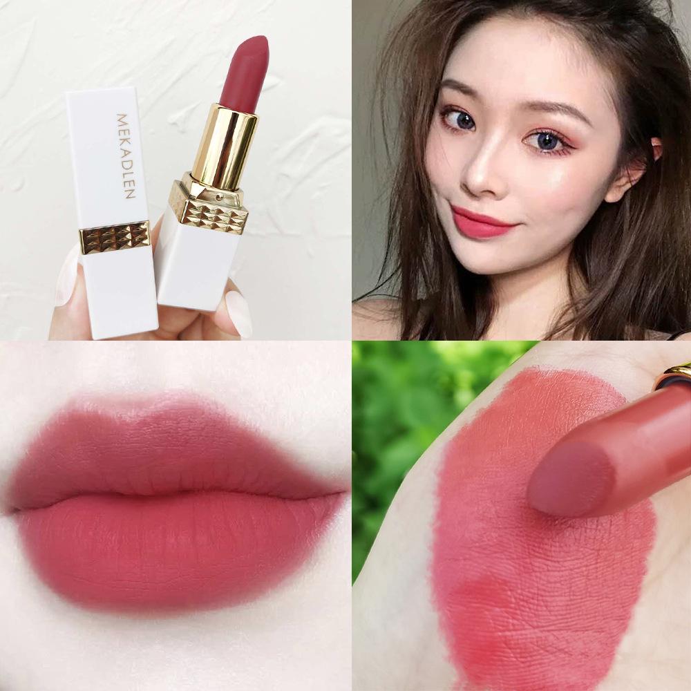 McCarthy Lun Orange Lipstick - Carrot Orange, Creamy Rose, Purple-Pink Matte, Brightening, Niche Lipstick for Women.