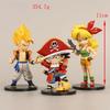 5Pcs/1Set Dragon Ball WCF Treasure 2 Set Figure Pirate Goku Lunch Masked Son Gohan Hirudegān Model Toy Doll Collection Gift