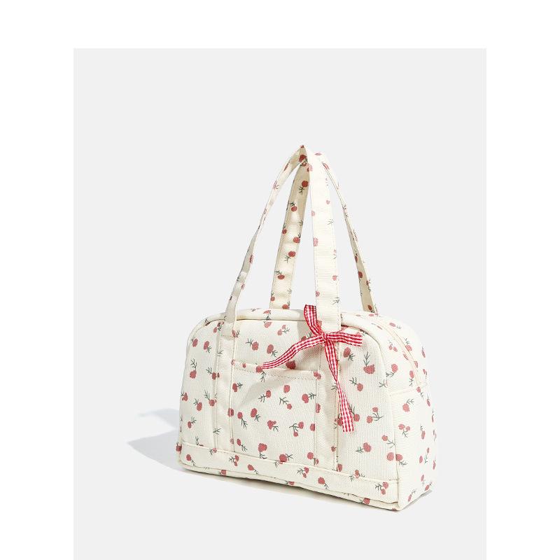 Stylish and Sweet Floral Travel Bag for Women's Large-capacity Leisure Commuting