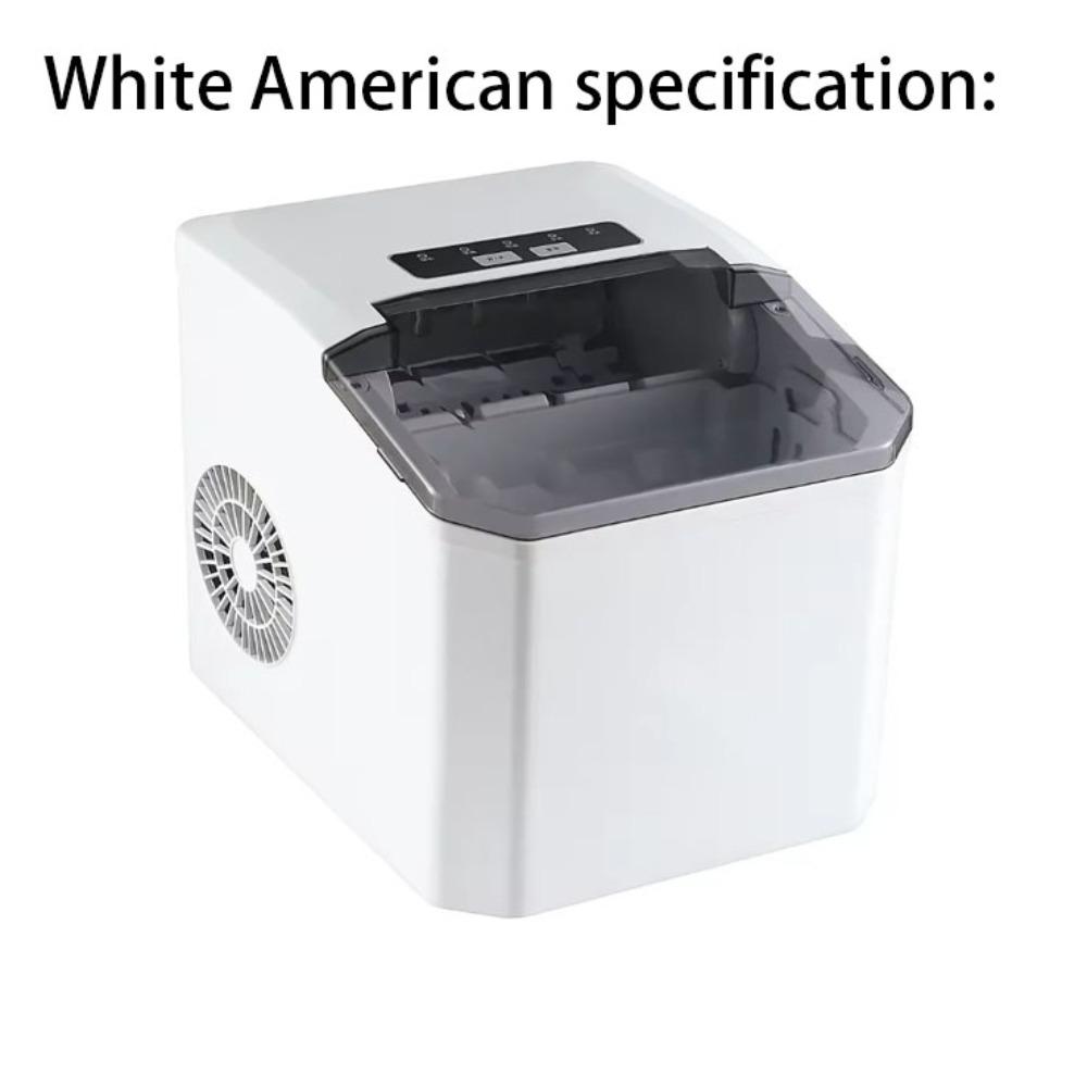 12Kgs/24H Electric Ice Maker 1.5L Capacity Automatic Ice Maker Mini Ice Maker  Outdoor Use White US